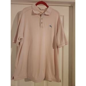 Tommy Bahama Men's Polo Pink XL